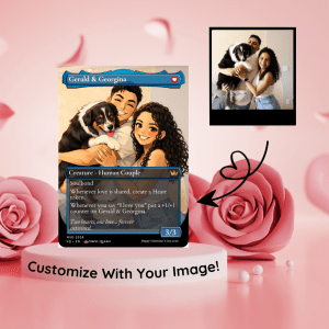 Valentine's Day MTG Anime Custom Card: Magic is in the Air